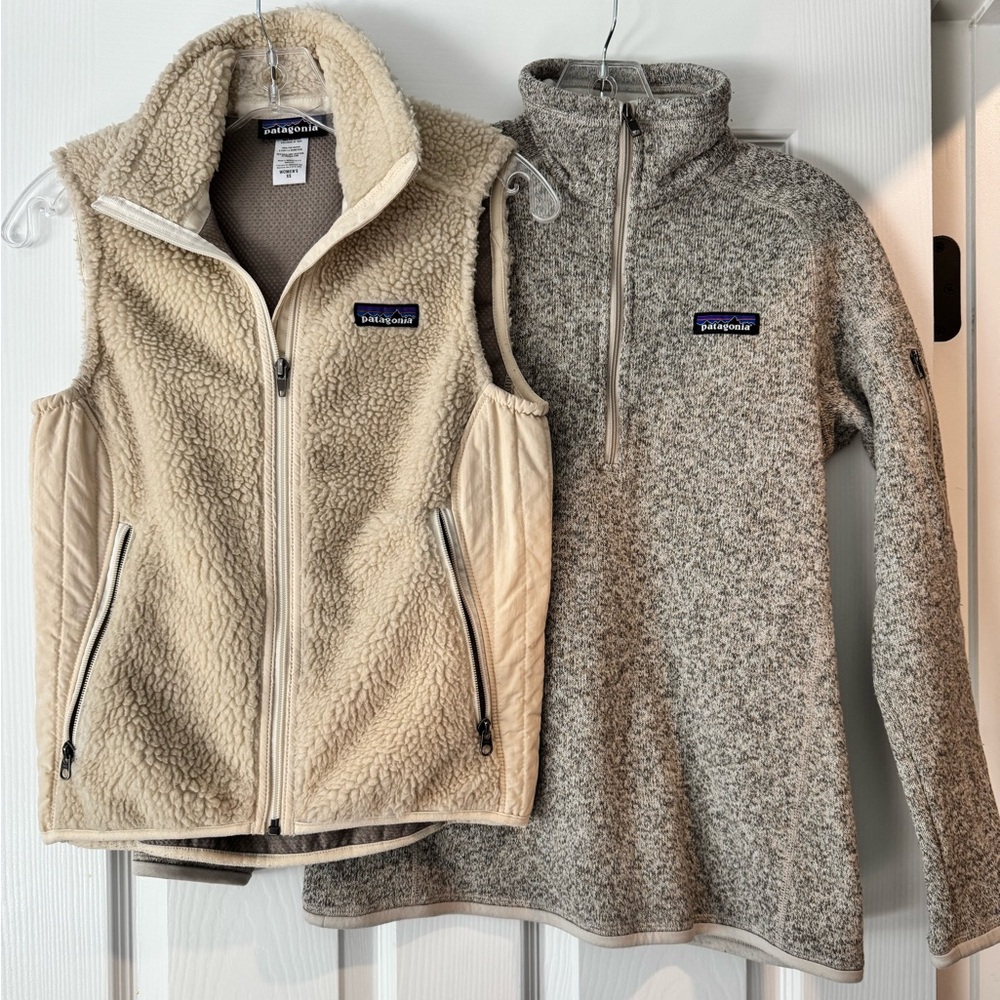 Patagonia Fleece Vest + Quarter Zip Bundle (2) – XS